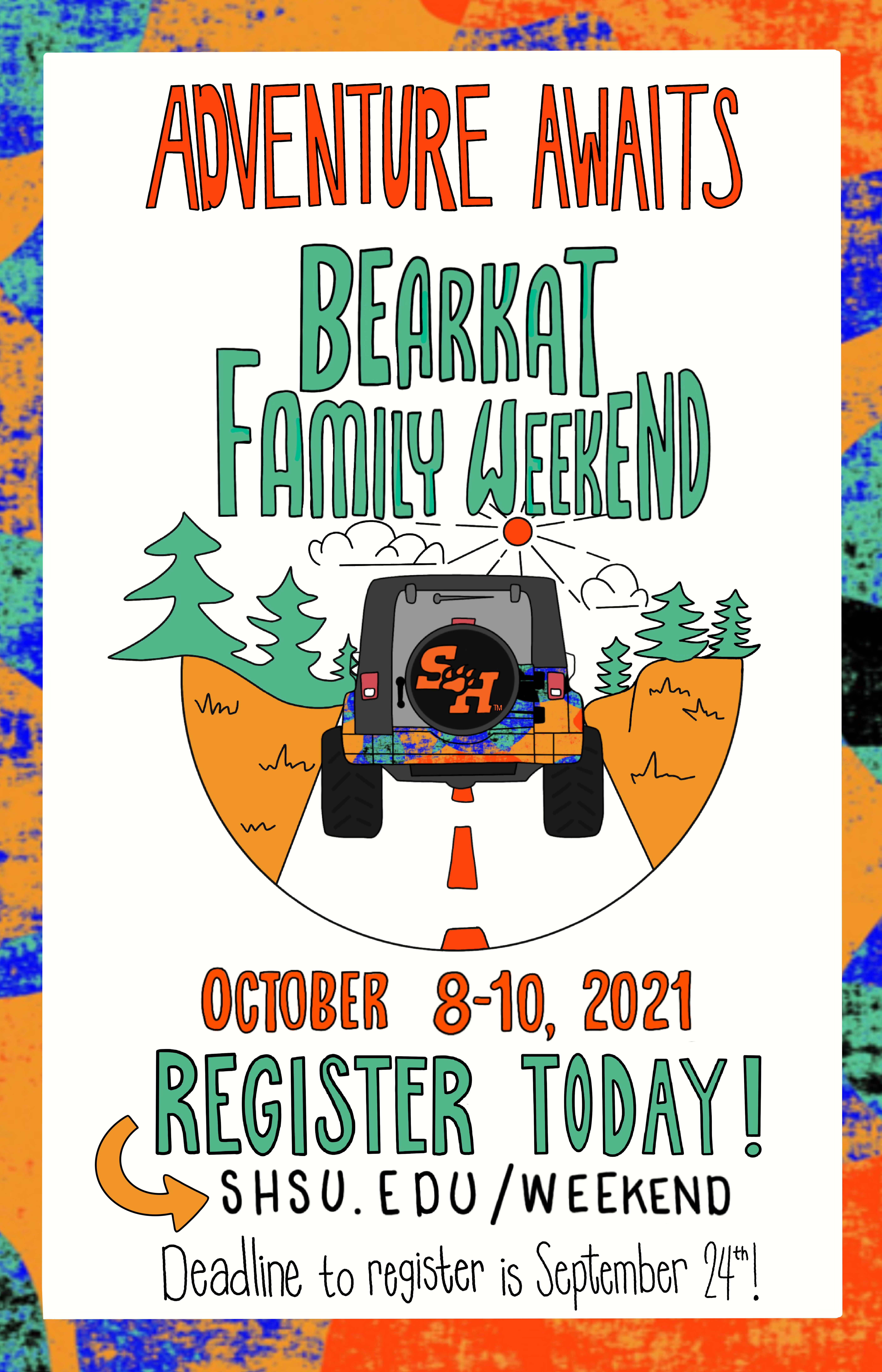 Bearkat Family Weekend Flyer